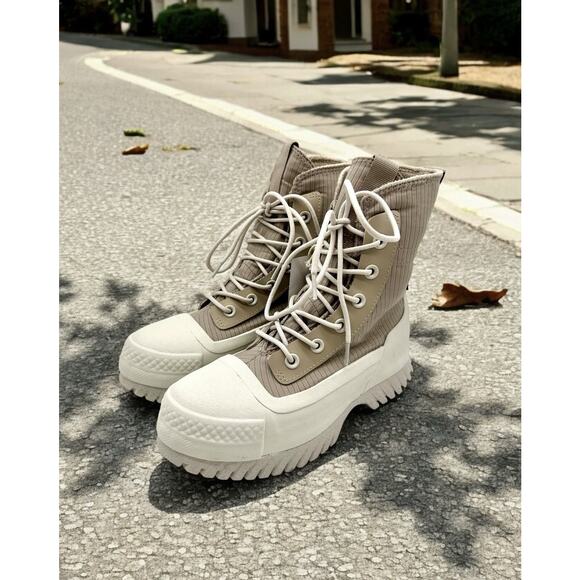 Converse Chuck Taylor Lugged 2.0 CC X-HI Wonder Stone A04668C Size 5 Waterproof - Picture 1 of 16